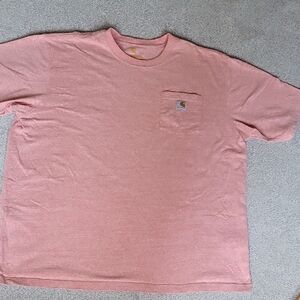 Carhartt Orange  Short Sleeve Tee Casual Comfort Size 2XL